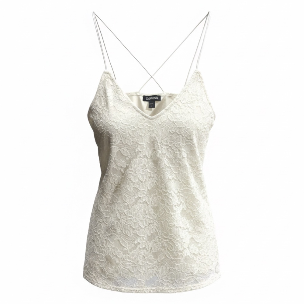 NWT Express White Lace Camisole